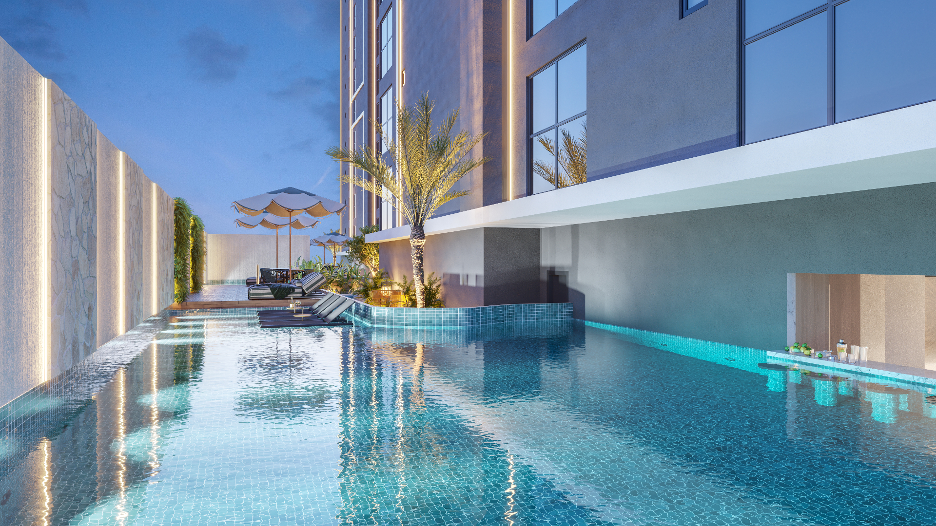Piscina 6º andar — Balas Tower